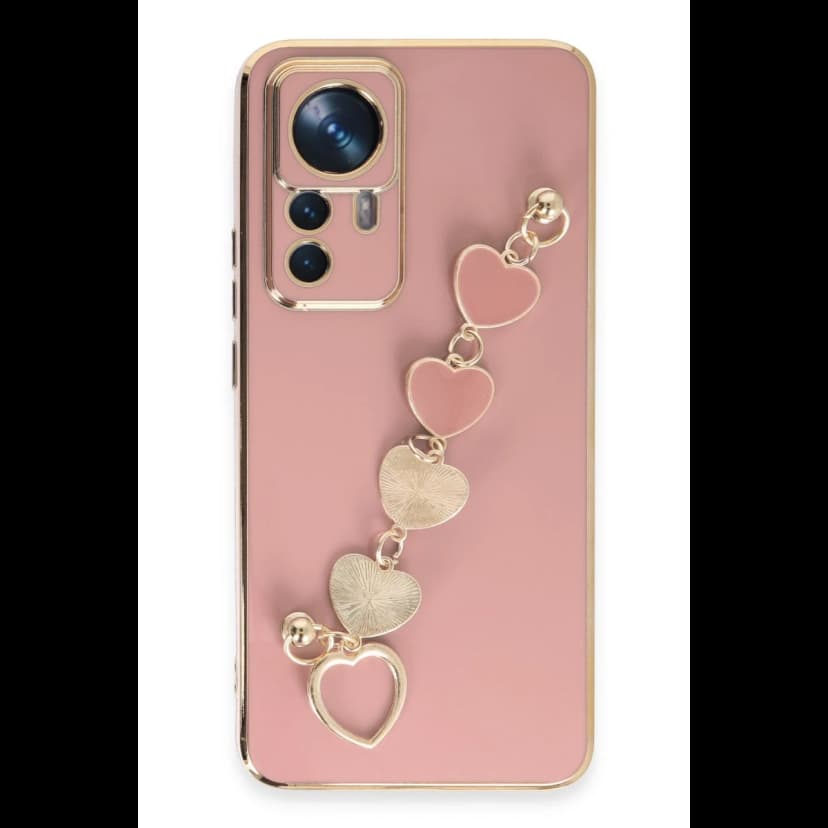 Newface Xiaomi Mi 12T Pro Kılıf Esila Silikon - Pudra