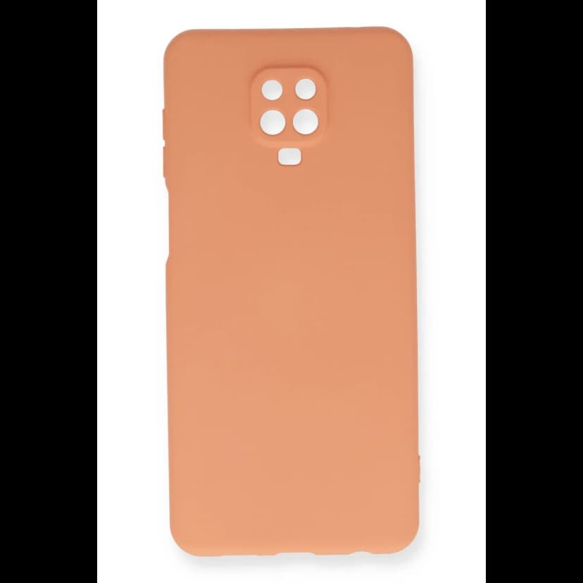 Newface Xiaomi Redmi Note 9 Pro Kılıf Nano içi Kadife Silikon - Turuncu