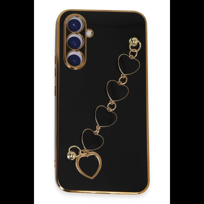 Newface Samsung Galaxy A54 5G Kılıf Esila Silikon - Siyah
