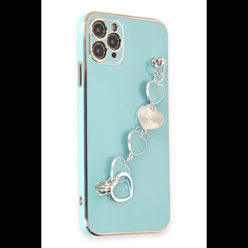 Newface Apple iPhone 11 Pro Kılıf Esila Silikon - Su Yeşili
