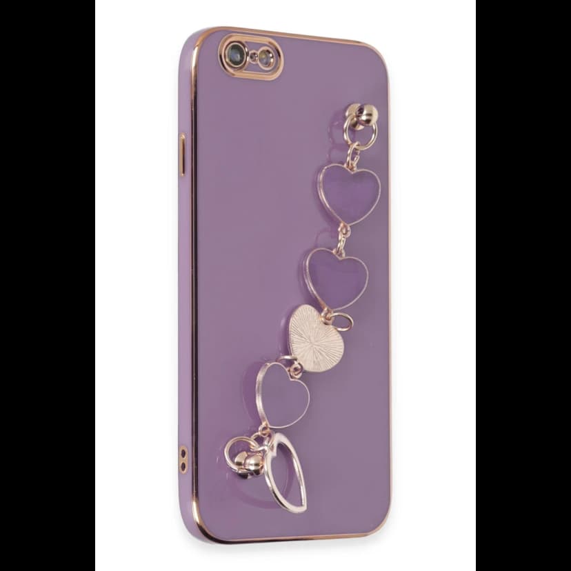 Newface Apple iPhone 6 Kılıf Esila Silikon - Mor