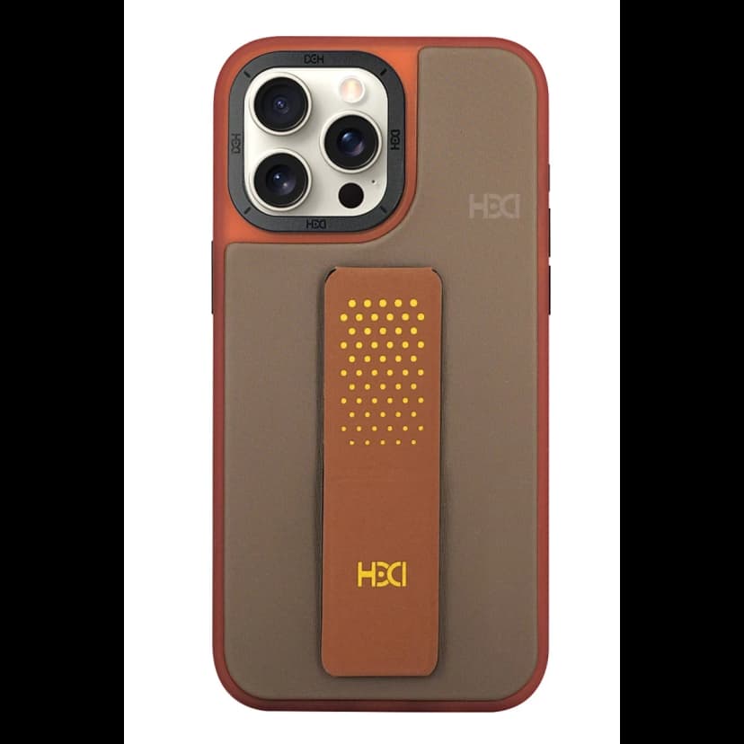 HDD Apple iPhone 15 Pro HBC-239 Colombo Standlı Kapak - Kahverengi