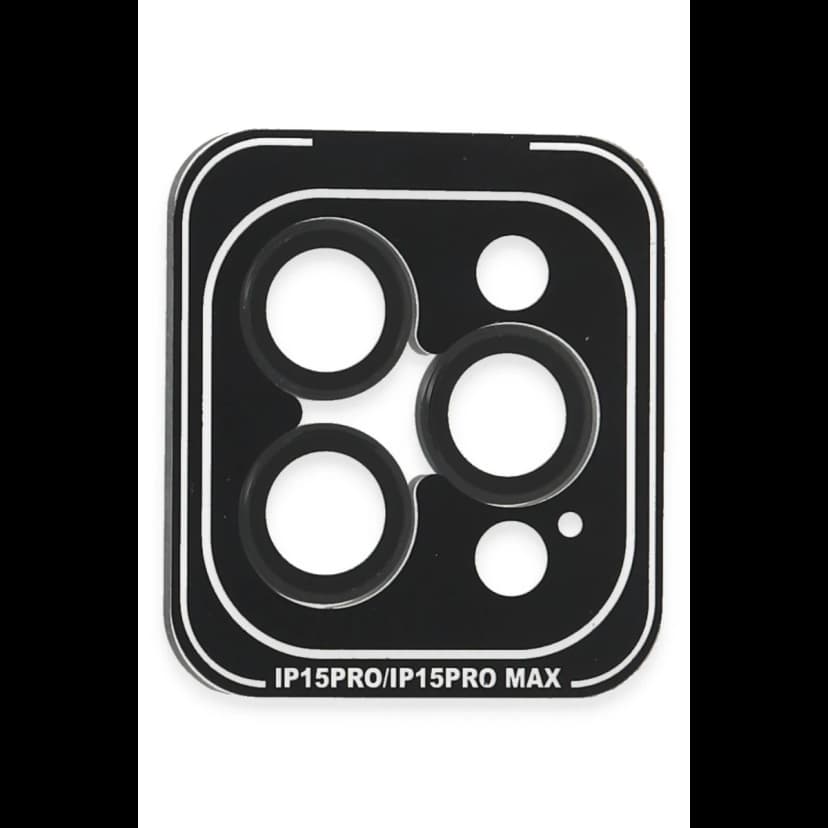 Joko Apple iPhone 15 Pro Max PVD Metal Kamera Lens - Siyah