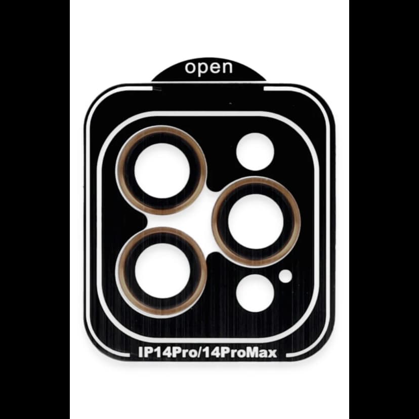 Joko Apple iPhone 15 Pro Max PVD Metal Kamera Lens - Turuncu