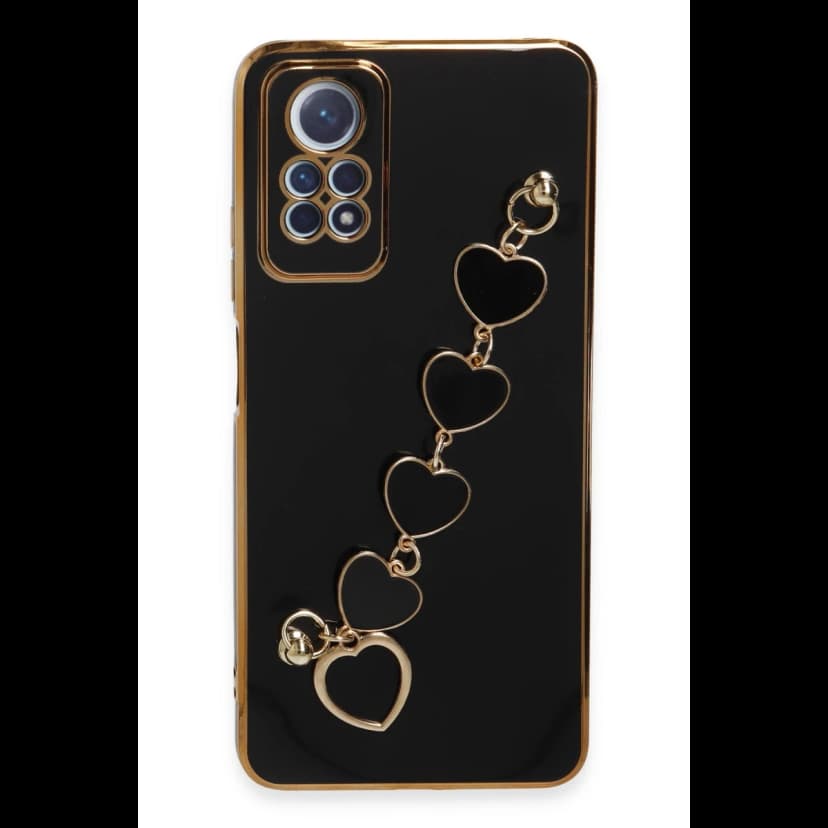 Newface Xiaomi Redmi Note 12 Pro 4G Kılıf Esila Silikon - Siyah