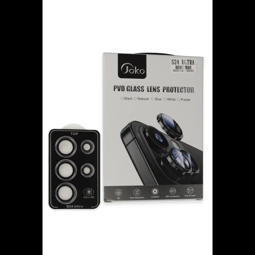 Joko Samsung Galaxy S24 Ultra PVD Metal Kamera Lens - Derin Mor