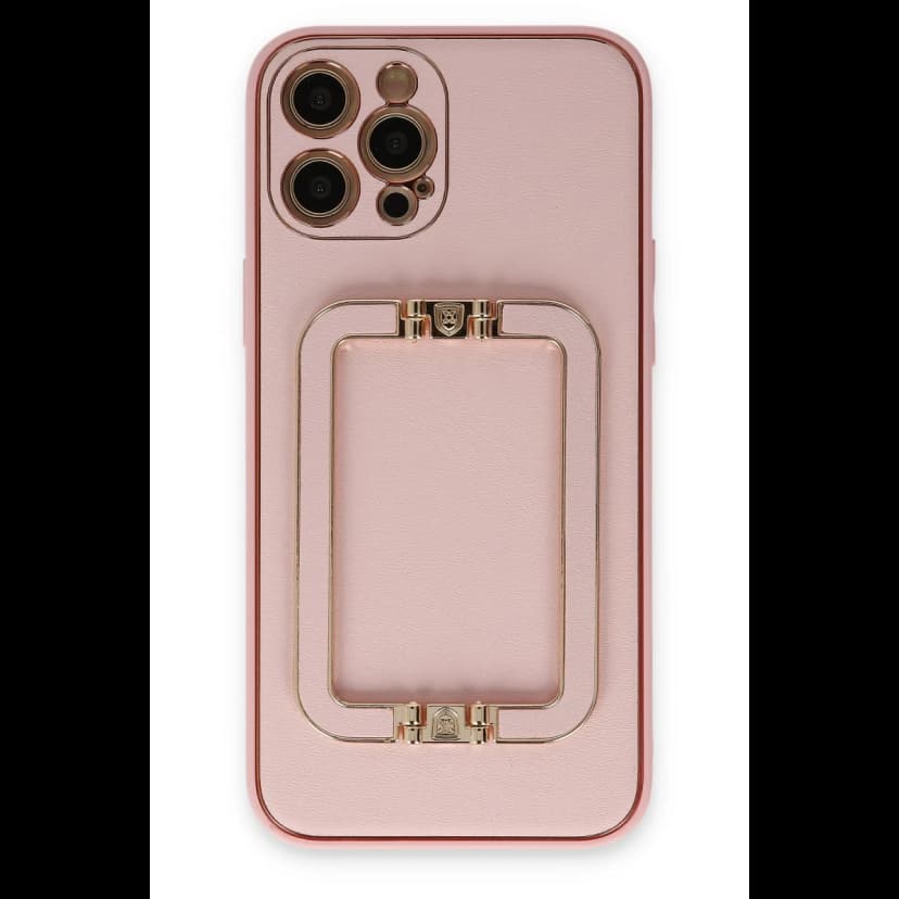 Newface Apple iPhone 12 Pro Kılıf Coco Elit Kapak - Pembe