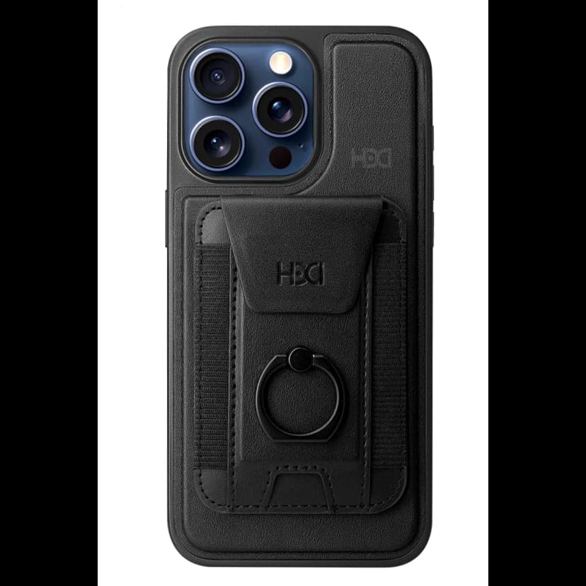 HDD Apple iPhone 14 Pro HBC-228 Havana Magnet Kartvizitli Kapak - Siyah