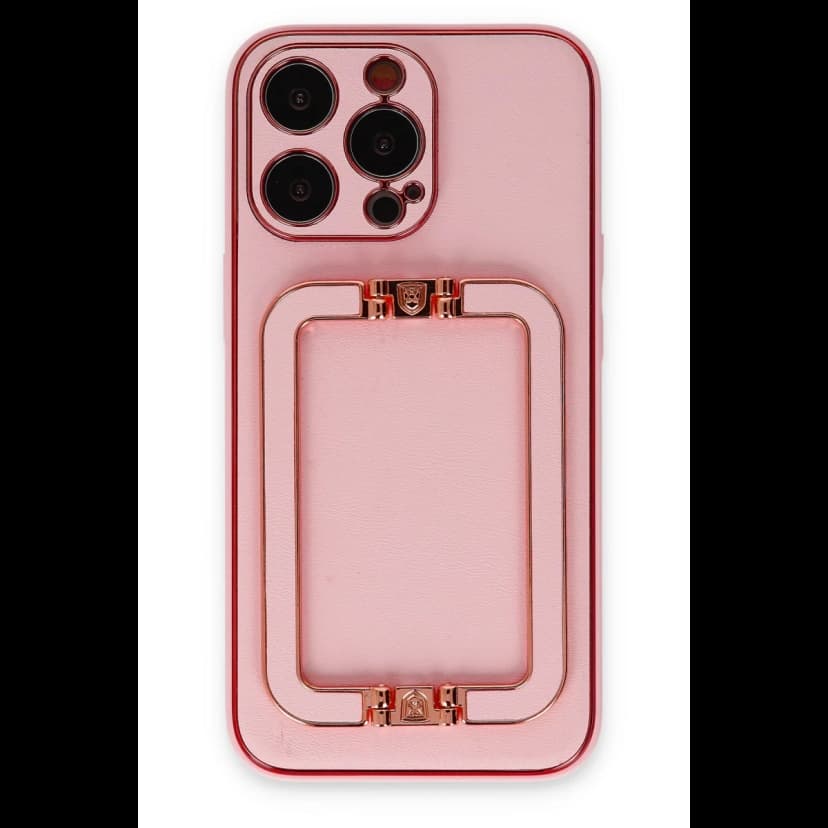 Newface Apple iPhone 13 Pro Max Kılıf Coco Elit Kapak - Pembe