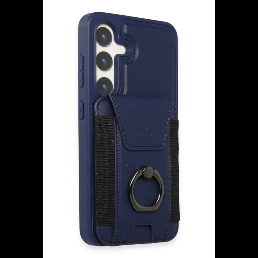 HDD Samsung Galaxy S24 HBC-228 Havana Magnet Kartvizitli Kapak - Lacivert