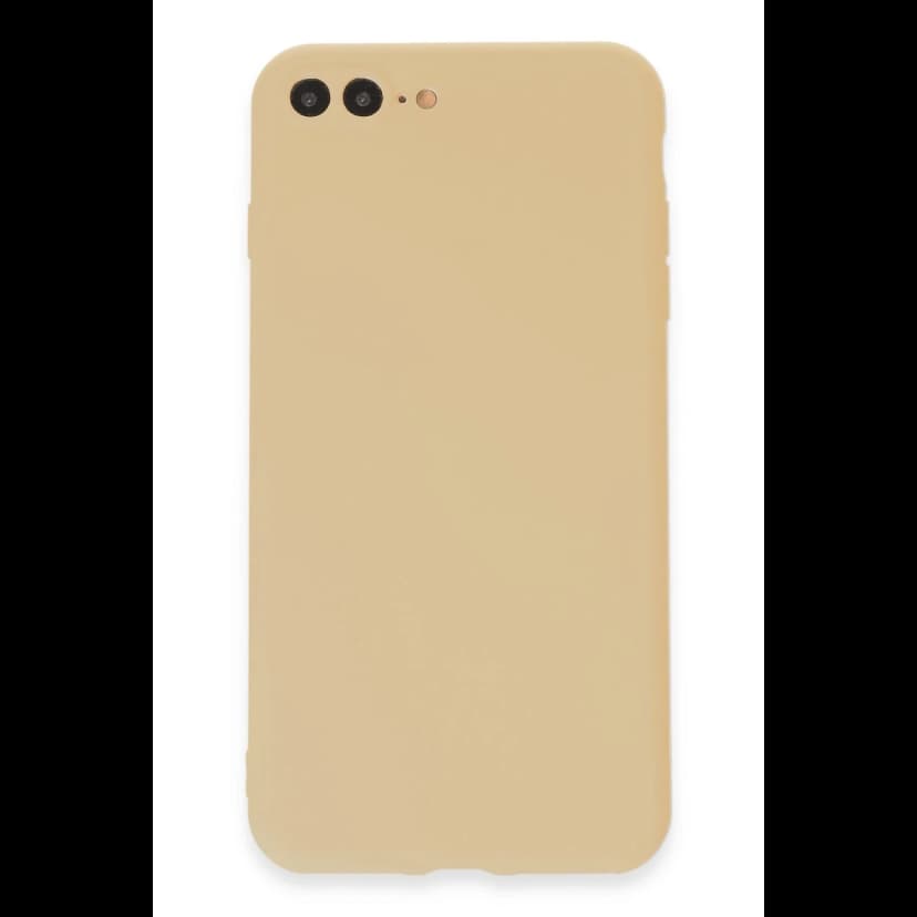 Newface Apple iPhone 7 Plus Kılıf First Silikon - Gold