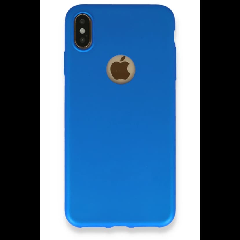 Newface Apple iPhone XS Max Kılıf First Silikon - Mavi