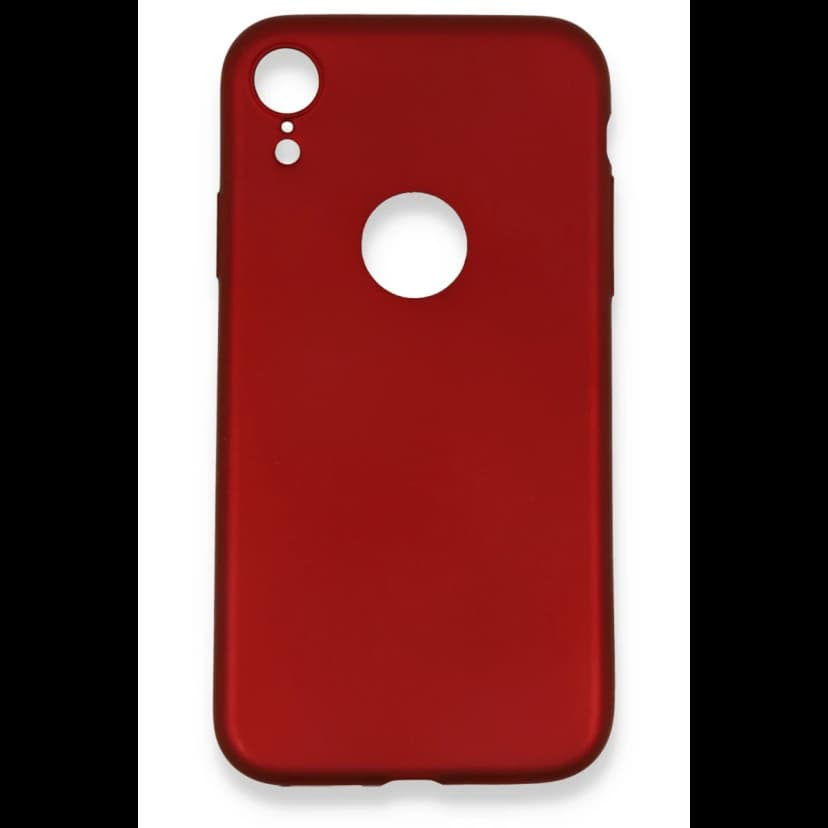 Newface Apple iPhone XR Kılıf First Silikon - Bordo
