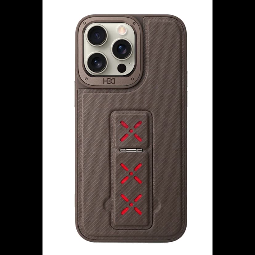 HDD Apple iPhone 15 Pro HBC-248 Lima Standlı Kapak - Titan Gri