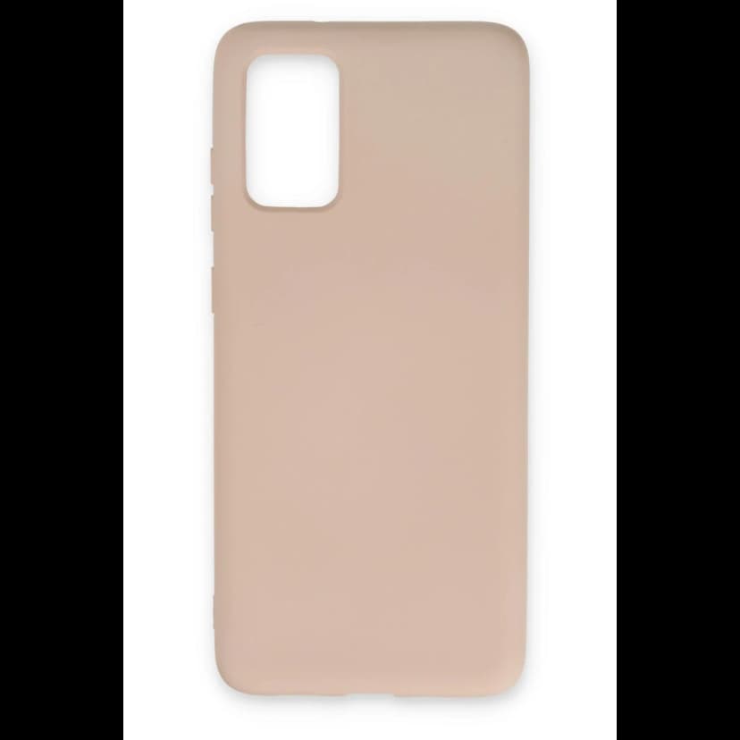 Newface Samsung Galaxy S20 Plus Kılıf Nano içi Kadife Silikon - Pudra