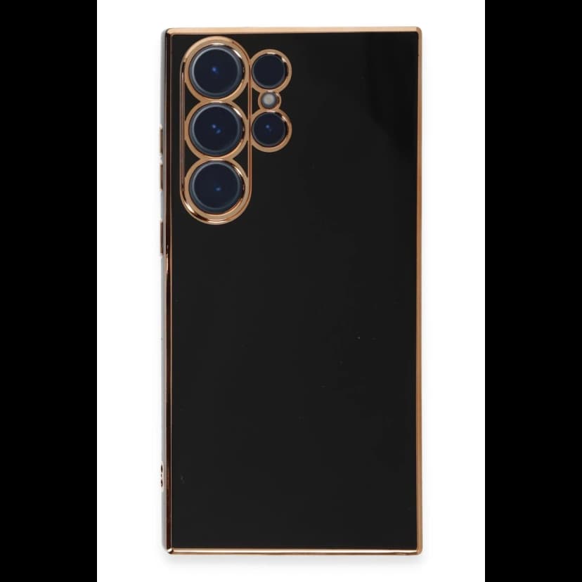 Newface Samsung Galaxy S23 Ultra Kılıf Volet Silikon - Siyah