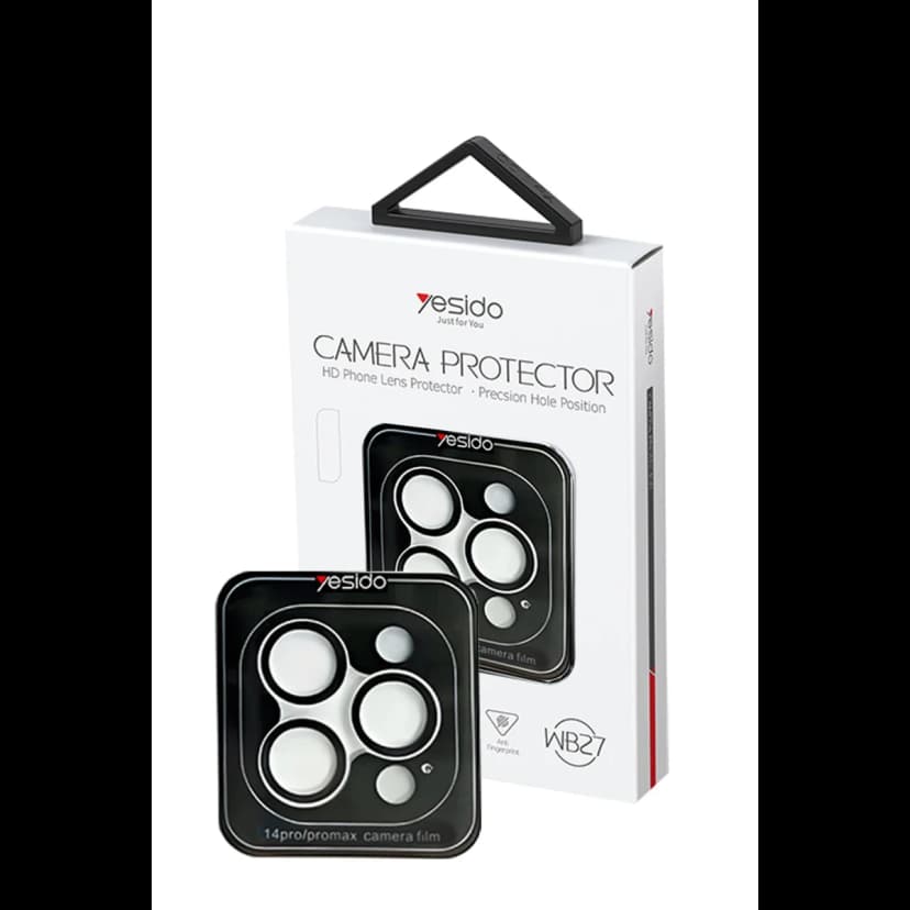 Yesido Apple iPhone 14 Pro Max WB27 Metal Kamera Lens - Gümüş