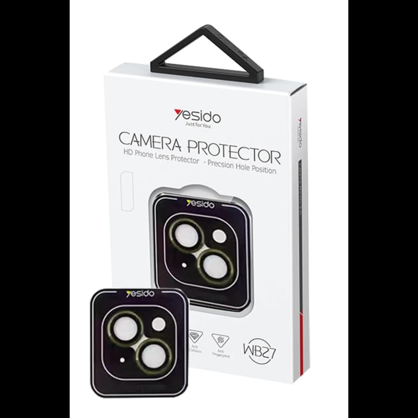 Yesido Apple iPhone 14 WB27 Metal Kamera Lens - Gold
