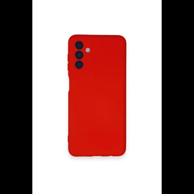 Newface Samsung Galaxy A14 4G Kılıf Nano içi Kadife Silikon - Kırmızı