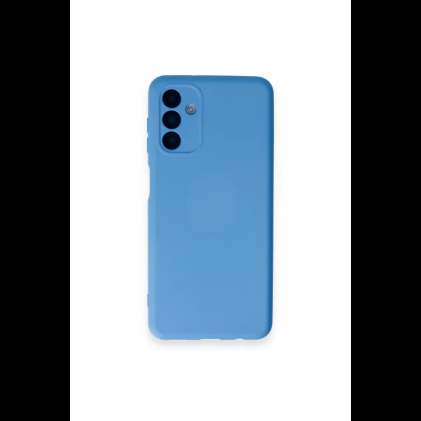 Newface Samsung Galaxy A14 4G Kılıf Nano içi Kadife Silikon - Mavi