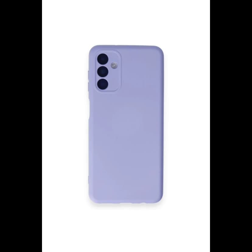Newface Samsung Galaxy A14 4G Kılıf Nano içi Kadife Silikon - Lila