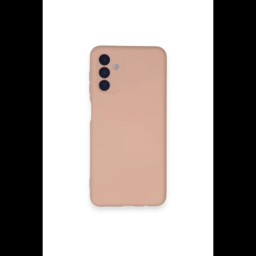 Newface Samsung Galaxy A14 4G Kılıf Nano içi Kadife Silikon - Pudra
