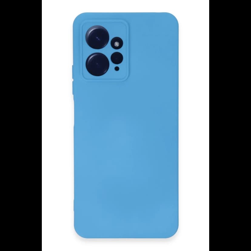 Newface Xiaomi Redmi Note 12 4G Kılıf Nano içi Kadife Silikon - Mavi