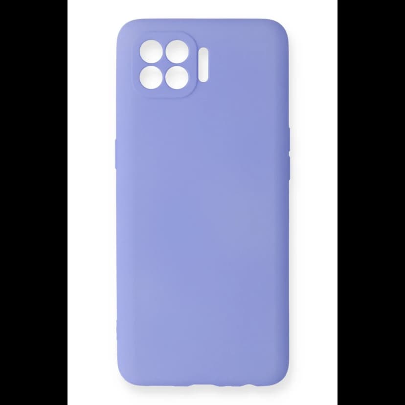 Newface Oppo Reno 4 Lite Kılıf First Silikon - Lila