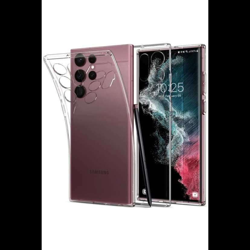 Newface Samsung Galaxy S22 Ultra Kılıf Lüx Şeffaf Silikon