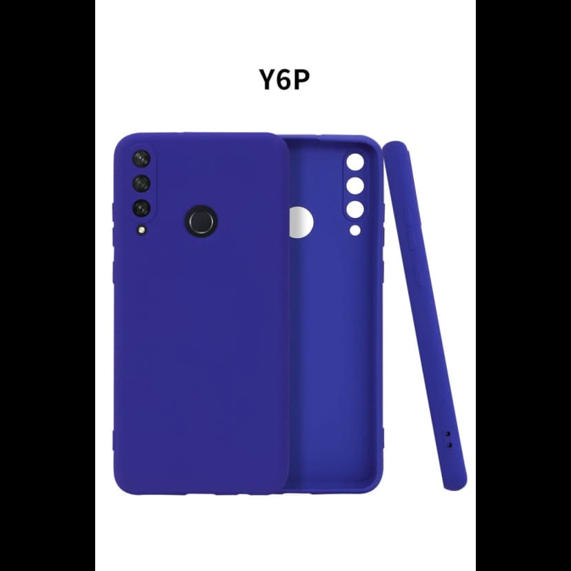 Newface Huawei Y6P Kılıf First Silikon - Lacivert