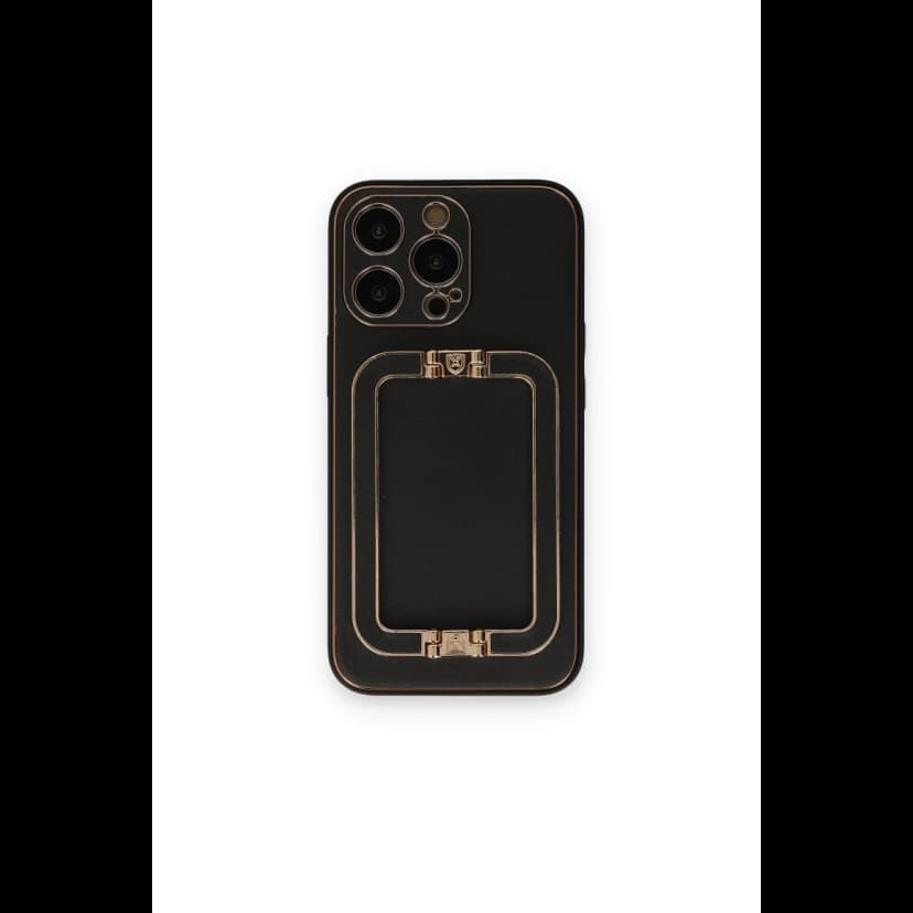 Newface Apple iPhone 14 Pro Kılıf Coco Elit Kapak - Siyah