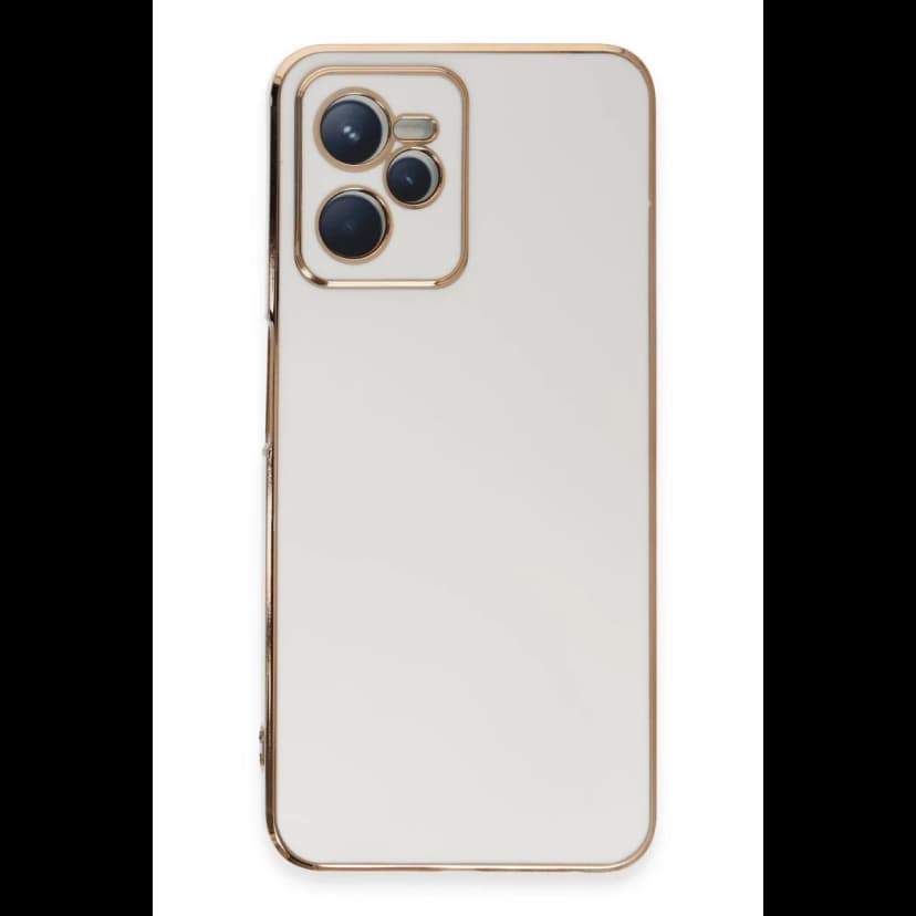 Newface Realme C35 Kılıf Volet Silikon - Beyaz