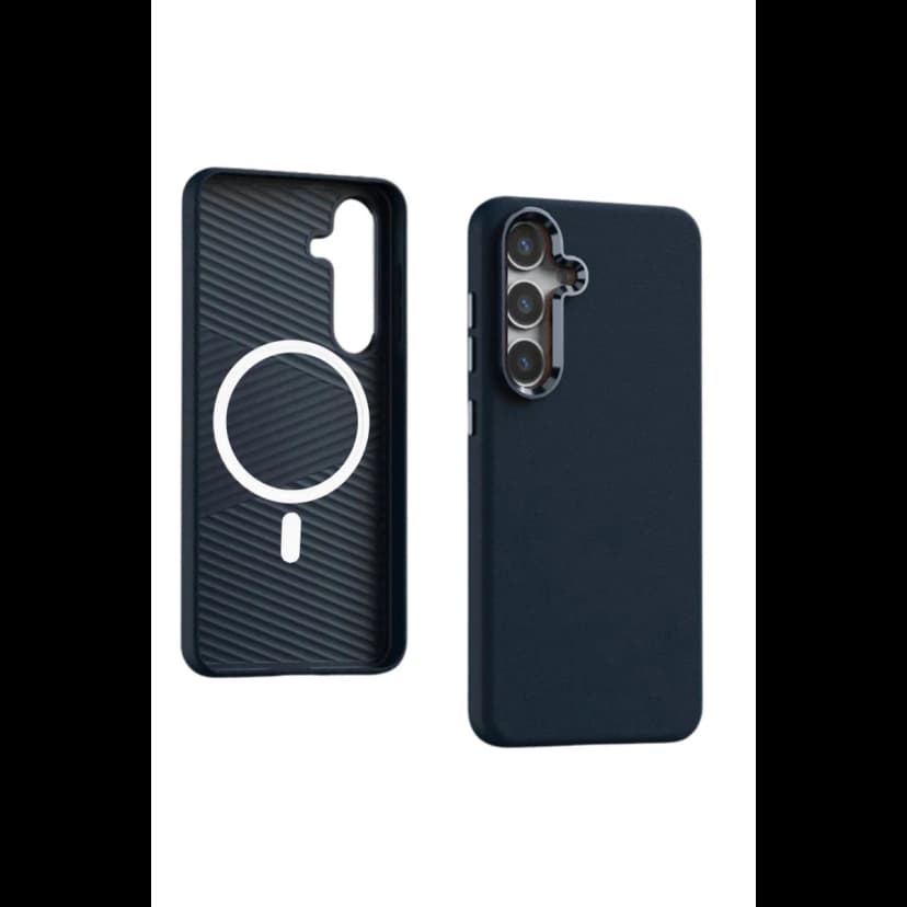 Yesido Samsung Galaxy S24 Plus PC09 Elegance Deri Magsafe Kapak - Lacivert
