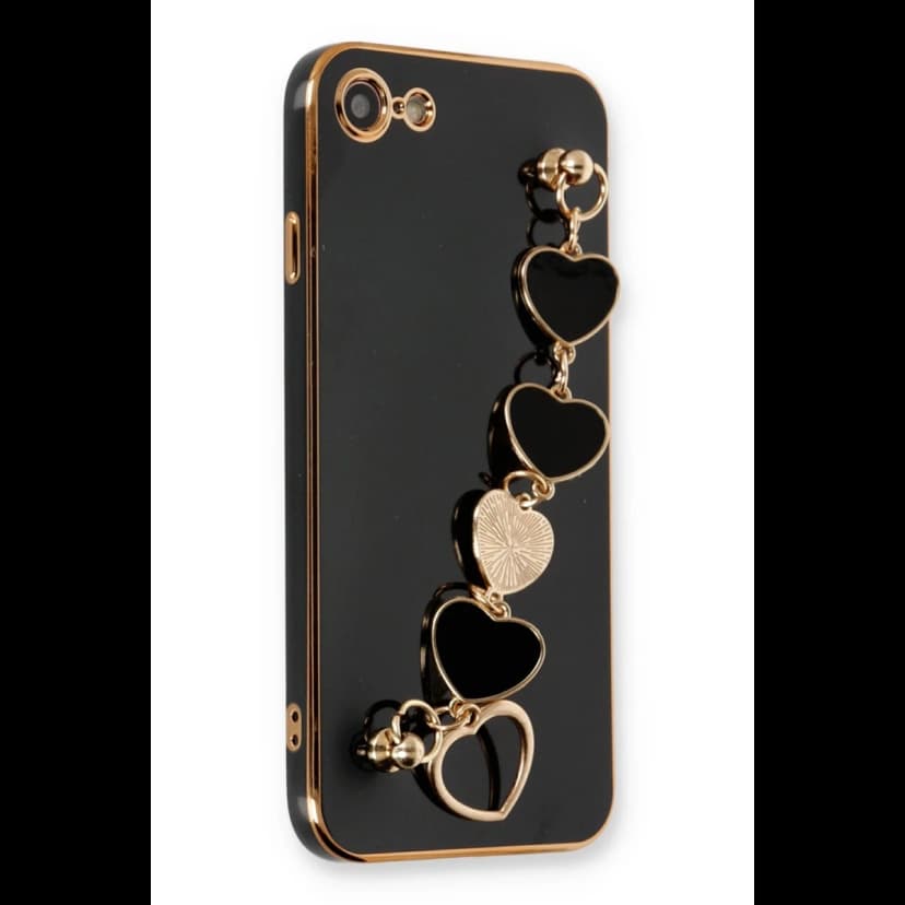 Newface Apple iPhone 7 Kılıf Esila Silikon - Siyah