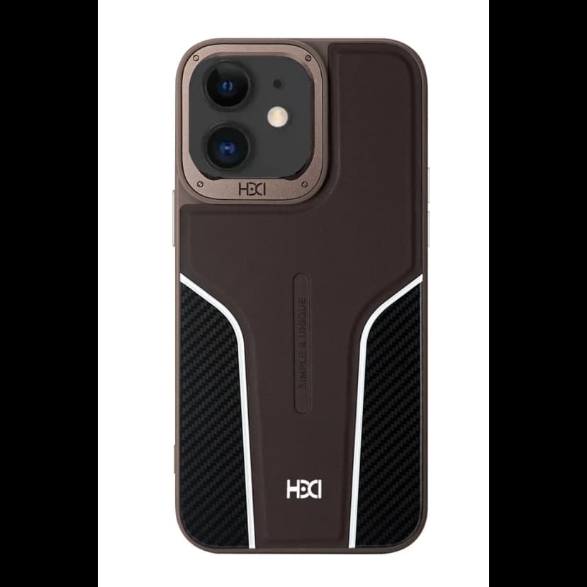 HDD Apple iPhone 11 HBC-264 Lambor Karbon Fiber Sport Kapak - Titan Gri