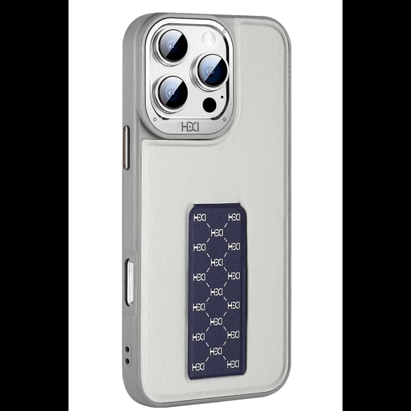 HDD Apple iPhone 15 Pro HBC-265 Madrid Magsafe Standlı Kapak - Natural Grey