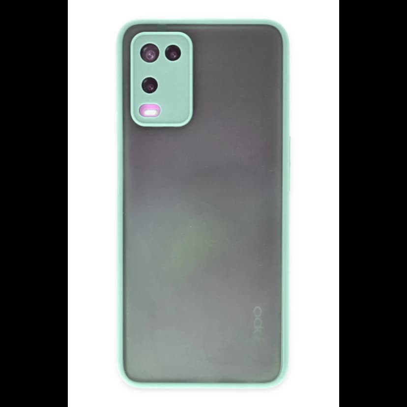 Newface Oppo A54 4G Kılıf Montreal Silikon Kapak - Turkuaz