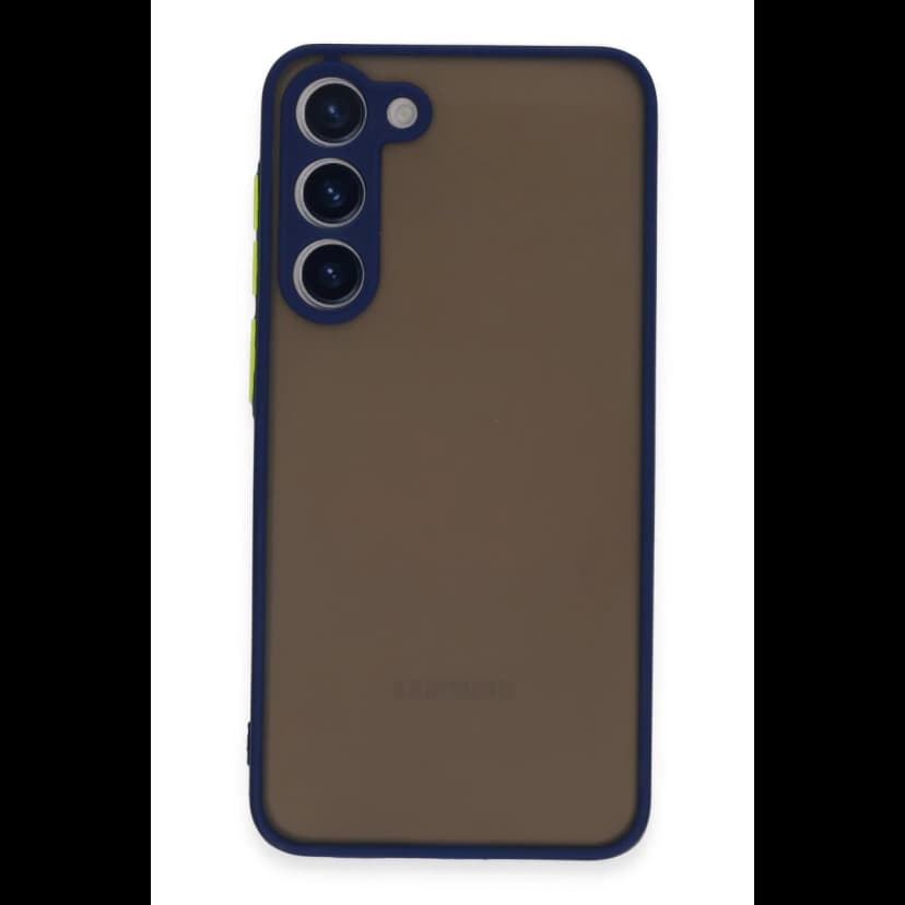Newface Samsung Galaxy S23 Plus Kılıf Montreal Silikon Kapak - Lacivert