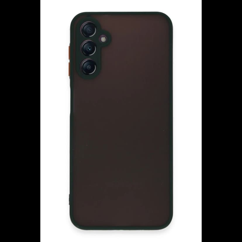 Newface Samsung Galaxy A14 4G Kılıf Montreal Silikon Kapak - Yeşil