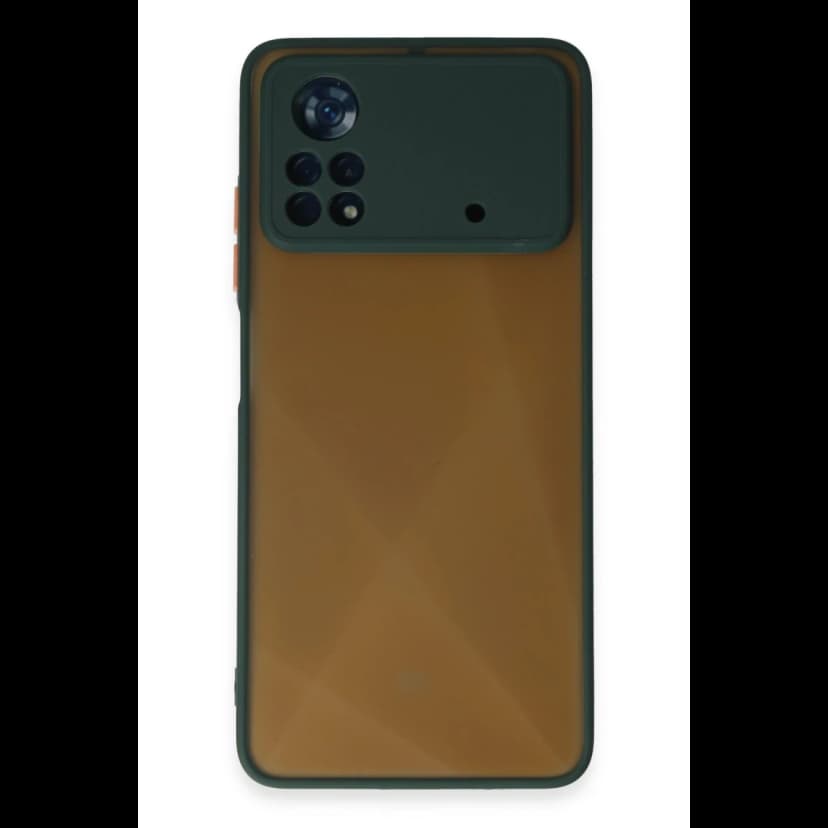 Newface Xiaomi Poco X4 Pro 5G Kılıf Montreal Silikon Kapak - Yeşil