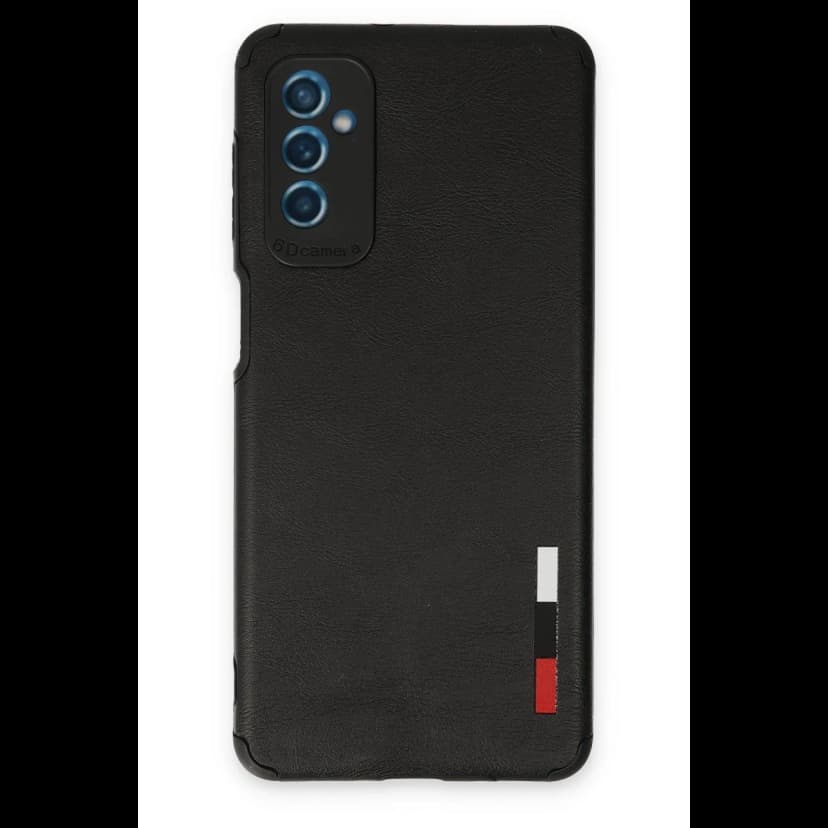 Newface Samsung Galaxy M52 5G Kılıf Loop Deri Silikon - Siyah