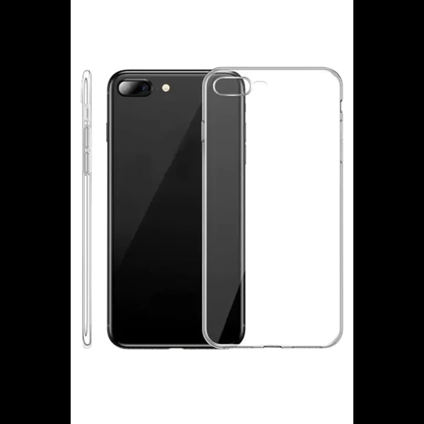 Newface Apple iPhone 8 Plus Kılıf Lüx Şeffaf Silikon