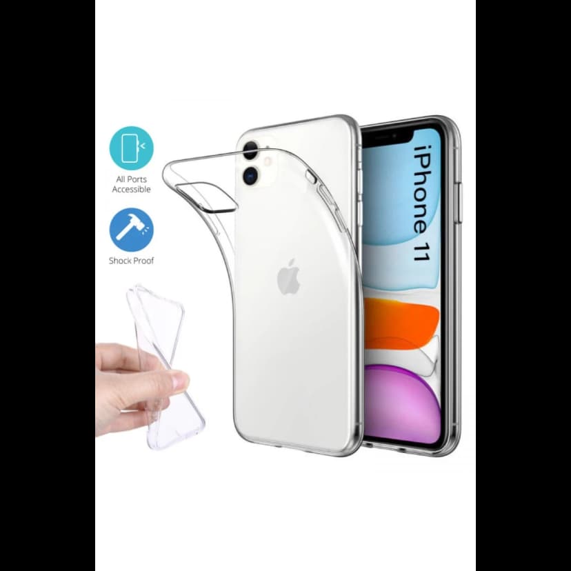 Newface Apple iPhone 11 Kılıf Lüx Şeffaf Silikon