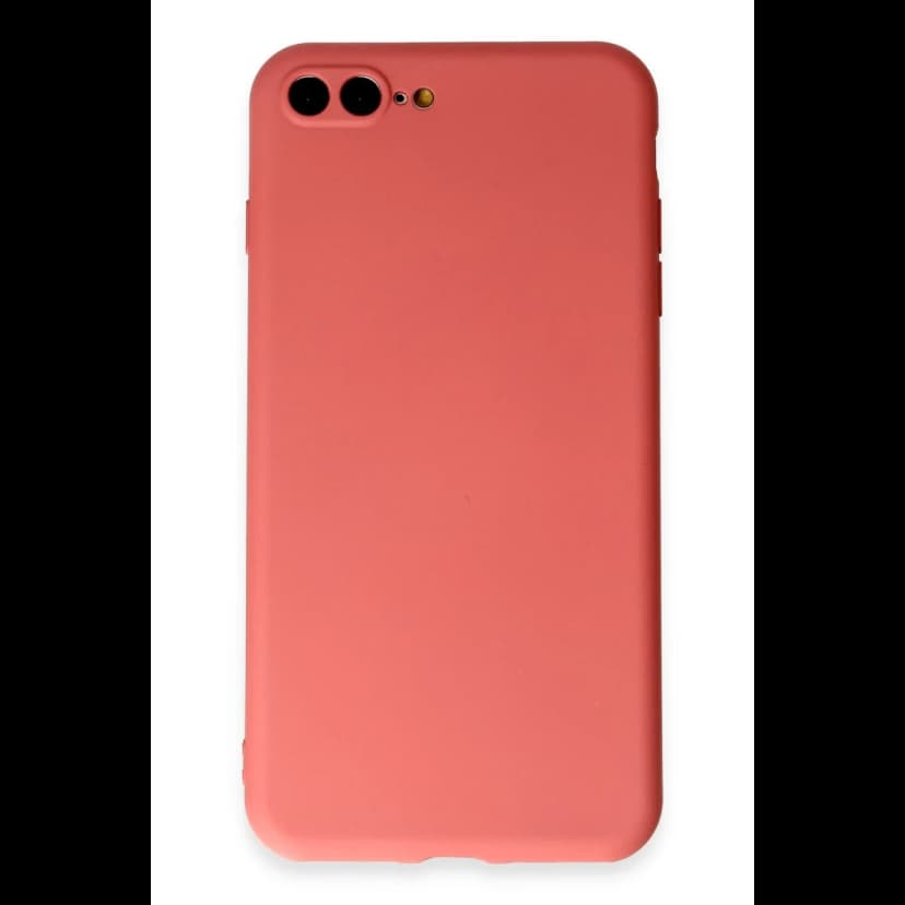 Newface Apple iPhone 7 Plus Kılıf First Silikon - Kiremit