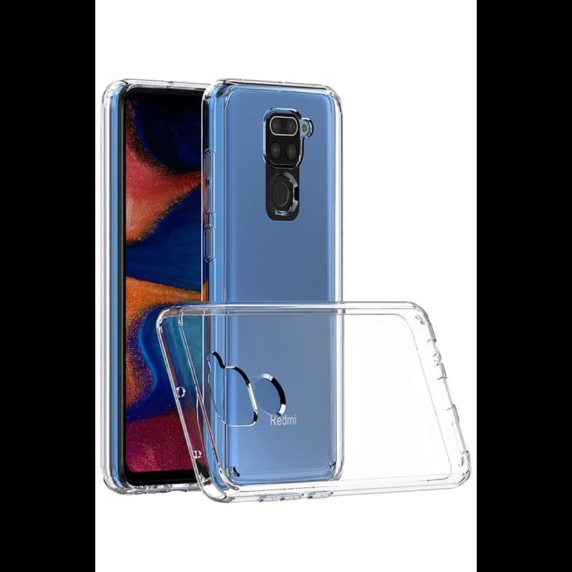 Newface Xiaomi Redmi Note 9 Kılıf Lüx Şeffaf Silikon - Şeffaf