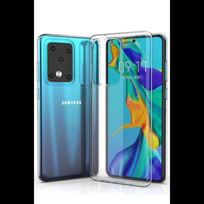 Newface Samsung Galaxy S20 Ultra Kılıf Lüx Şeffaf Silikon