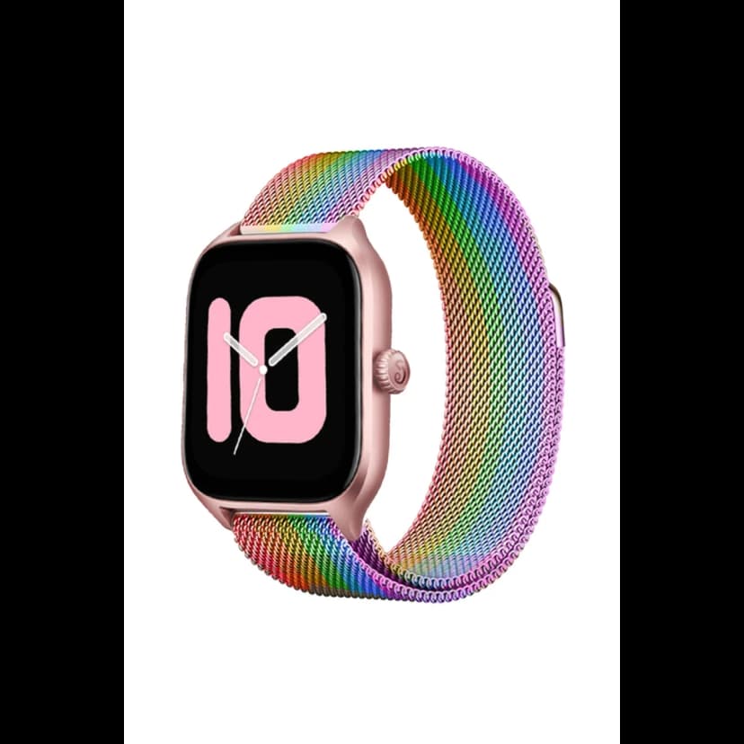 Newface Watch 20mm Metal Mıknatıslı Kordon - Gökkuşağı