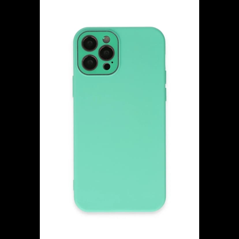 Newface Apple iPhone 12 Pro Kılıf Lansman Glass Kapak - Turkuaz