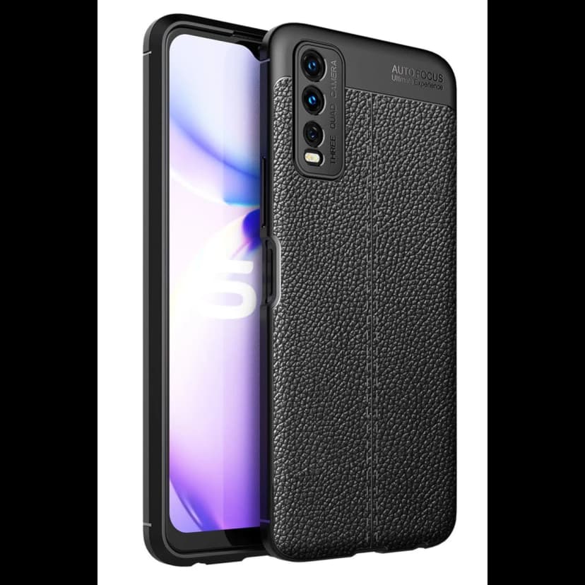 Newface Vivo Y11S Kılıf Auto Focus Kapak - Siyah