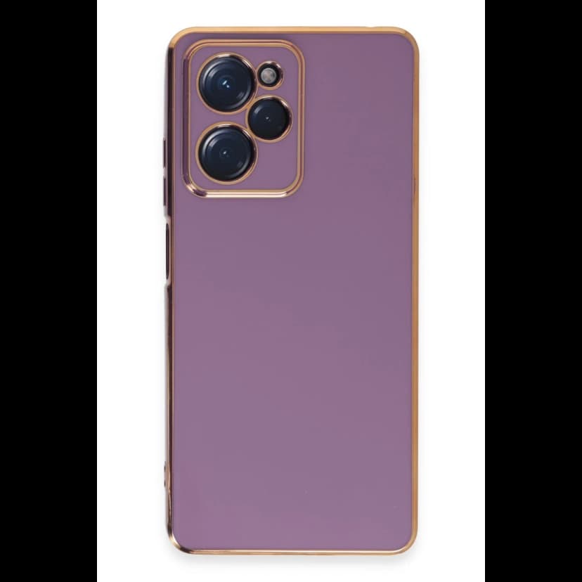 Newface Xiaomi Poco X5 Pro 5G Kılıf Volet Silikon - Mor